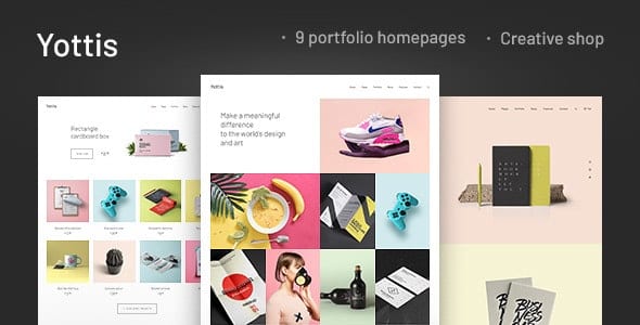 Yottis v1.0.5 Personal Creative Portfolio WordPress Theme + Store
