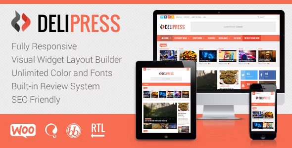 DeliPress v3.9 – Magazine and Review WordPress Theme