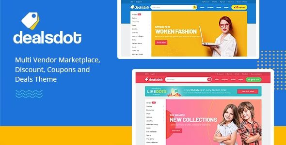 Dealsdot v.1.7.6 Multi Vendor Marketplace Theme