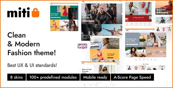 v.1.1.2 Miti Elementor Fashion WooCommerce Theme
