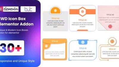 BWD Icon Box addon for elementor v1.0