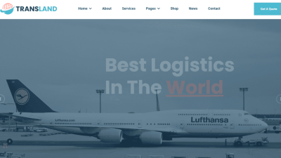 Transland v.1.7.0 Transportation & Logistics WordPress Theme