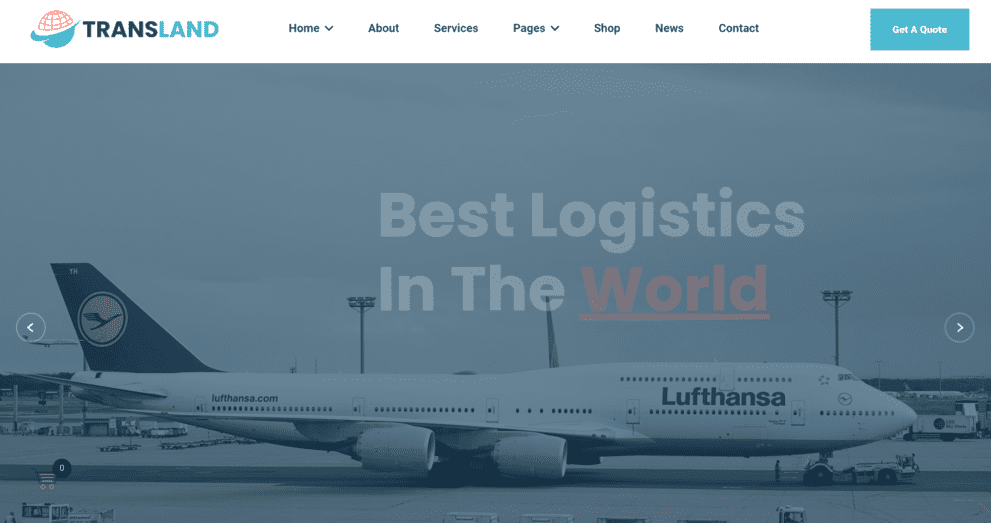 Transland v.1.7.0 Transportation & Logistics WordPress Theme