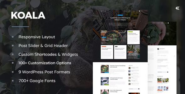 Koala v4.1.1 – Responsive WordPress Blog Theme
