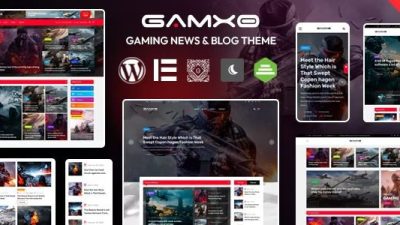 Gamxo v.1.4 WordPress Gaming News & Blog Theme