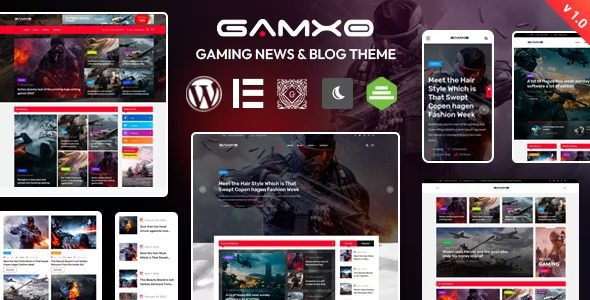Gamxo v.1.4 WordPress Gaming News & Blog Theme