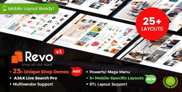 Revo v.4.0.14 – Multipurpose Woo WP Theme