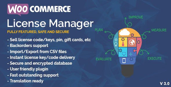 WooCommerce License Manager 许可证密钥设置生成插件破解版免费下载