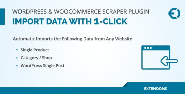 WordPress & WooCommerce Scraper Plugin, Import Data from Any Site v1.0.3