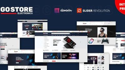 GoStore-Elementor-WooCommerce-WordPress-主题-无效-下载