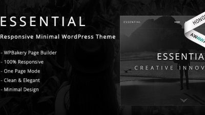 v3.0 Essential Responsive Minimal WordPress Theme
