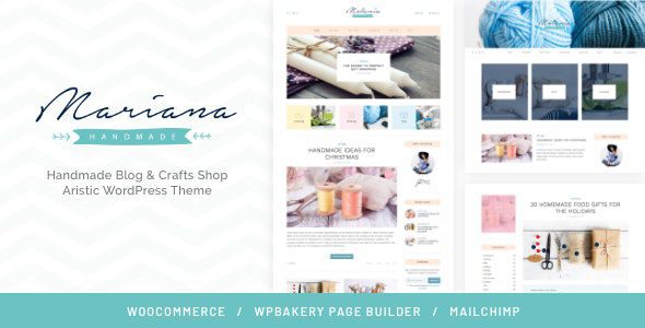 Melania v2.2.1 – Handmade Blog & Crafts Shop Aristic WordPress Theme