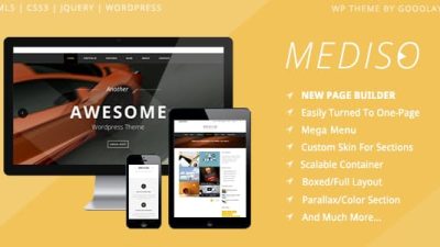 v.1.3.6 Mediso Corporate One-Page Blogging