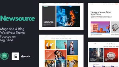 Newsource v1.4 – Multi-Concept Blog Magazine