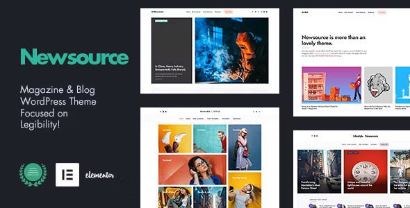 Newsource v1.4 – Multi-Concept Blog Magazine