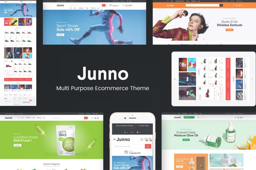 Junno v.1.0.4 Multipurpose WooCommerce WordPress Theme Download