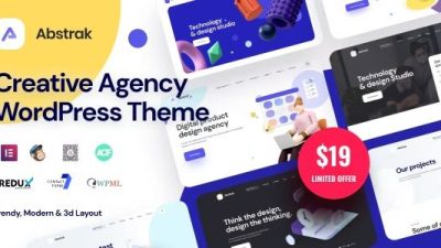 Abstrak Nulled Creative Agency Theme Download