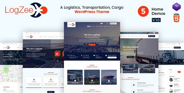 Logzee v1.0 – Logistics, Transportation, Cargo WordPress Theme