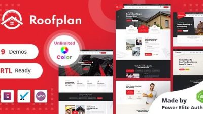 Roofplan Roofing Services WordPress Theme + RTL v.1.0.1