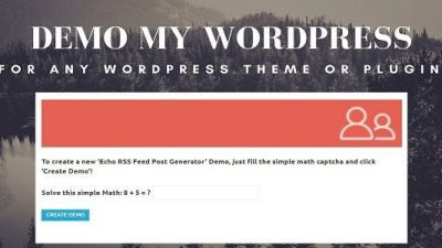 [Activated] Demo My WordPress – Temporary WordPress Install Creator 1.0.9