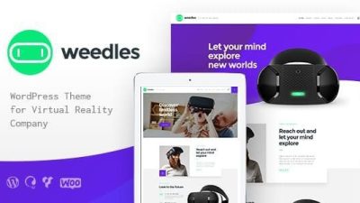 Weedles v.1.1.7- Virtual Reality Landing Page & Store WordPress Theme