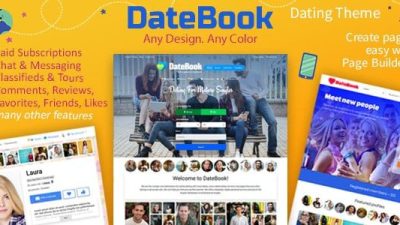 DateBook v4.6.5 [Fixed*] – Dating WordPress Theme