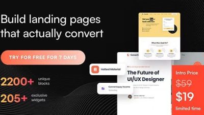 Convertio v1.0.4 Conversion Optimized Landing Page Theme