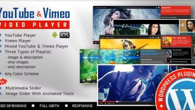 Youtube Vimeo Video Player and Slider WP Plugin v3.8