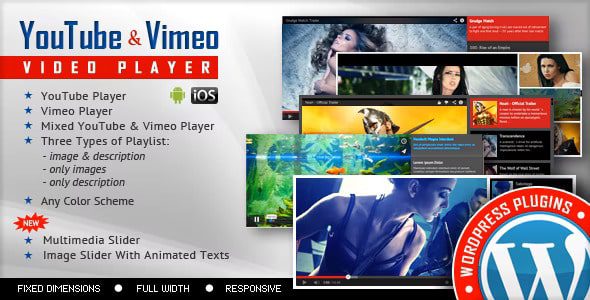 Youtube Vimeo Video Player and Slider WP Plugin v3.8