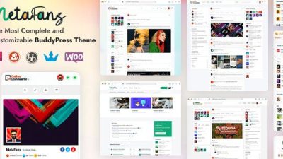 MetaFans v3.1.0 – Community & Social Network BuddyPress Theme