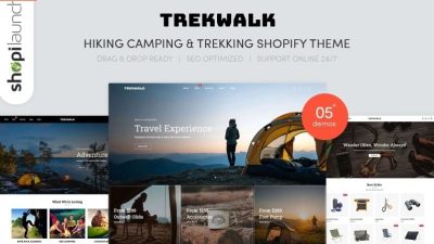 Trekwalk – Hiking Camping & Hiking Shopify Theme Template Monster