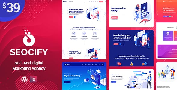 SeoCify v3.2 – SEO Digital Marketing Agency WP Theme