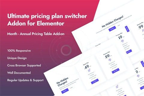 Elementor Nulled 的终极定价计划切换器插件免费下载