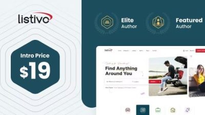 Listivo 无效分类广告和目录列表 WordPress 主题下载
