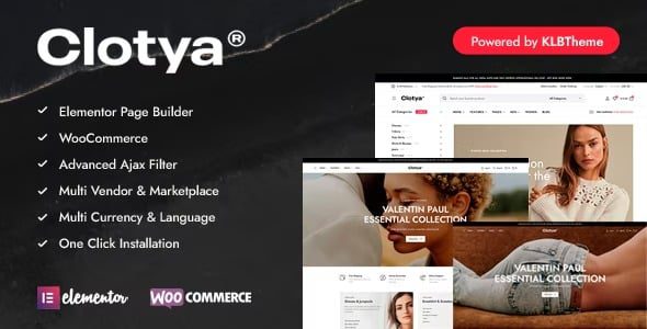Clotya v.1.0.2 Fashion Store eCommerce Theme