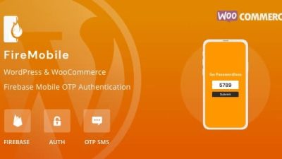 FireMobile v.1.0.8 WordPress & WooCommerce Firebase Mobile OTP authentication GPL