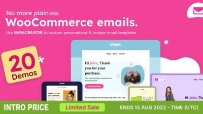 Email Creator v1.0.7 – WooCommerce Email Template Customizer