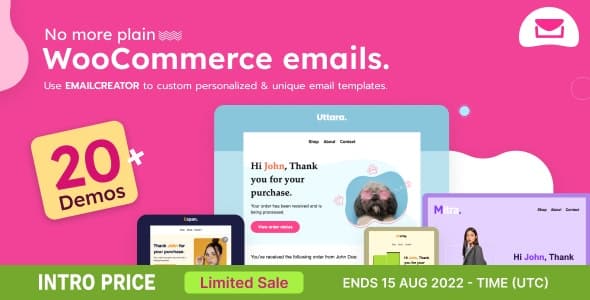 Email Creator v1.0.7 – WooCommerce Email Template Customizer