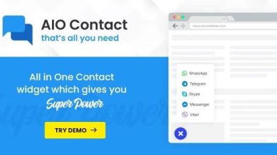 AIO Contact – All in One Contact Widget v2.4.1