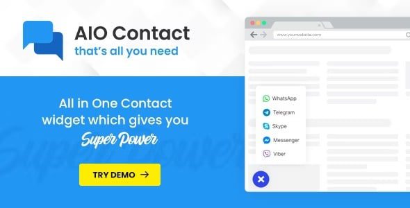 AIO Contact – All in One Contact Widget v2.4.1