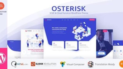Osterisk- VOIP 和云服务 WordPress 主题