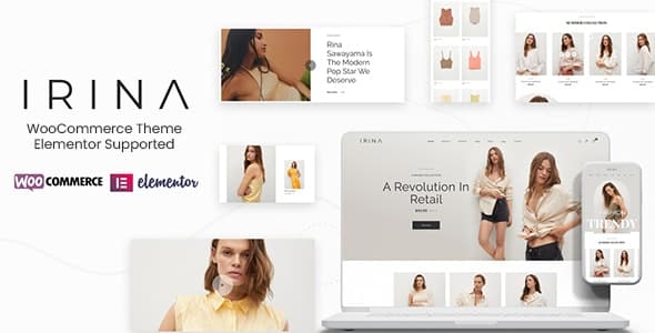 IRINA Elementor WooCommerce Theme v1.0.5