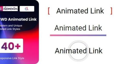 BWD Animated Link for elementor 1.0