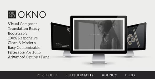 Okno Nulled Agency Portfolio Theme 免费下载
