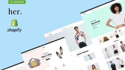 Her Fashion Store – Multipurpose Responsive Shopify Theme Template Monster