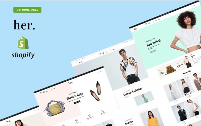Her Fashion Store – Multipurpose Responsive Shopify Theme Template Monster
