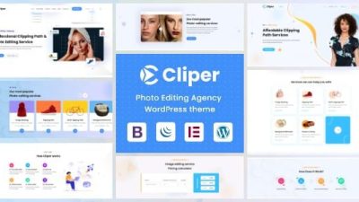 Cliper Nulled Clipping Path Agency WordPress 主题免费下载