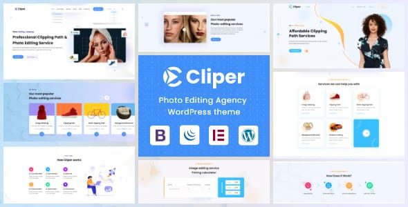 Cliper Nulled Clipping Path Agency WordPress 主题免费下载