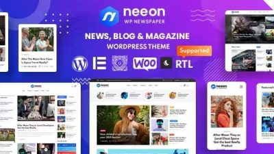 Neeon Nulled WordPress 新闻杂志主题免费下载