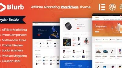 Blurb v.2.0.1 Affiliate Marketing WordPress Theme